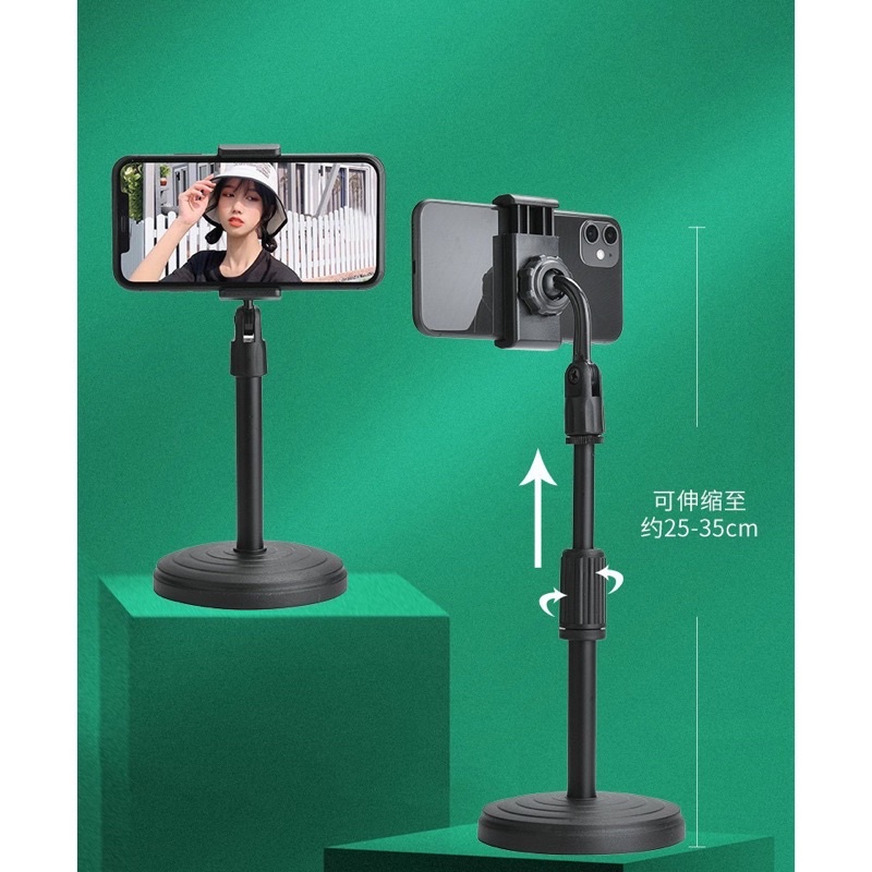Giá Đỡ Điện Thoại Livestream -Xem Video Ổn Định Xoay 360 Độ Dùng Để Quay Phim Ghi Hình Đa Năng