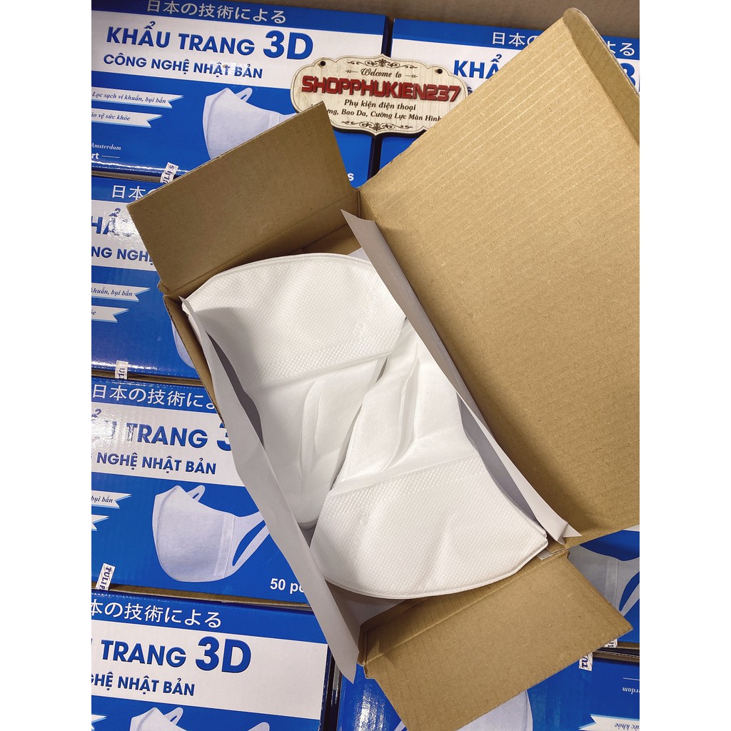 Khẩu trang 3d mask Tulips hàng công ty 1 hộp 50 cái | BigBuy360 - bigbuy360.vn