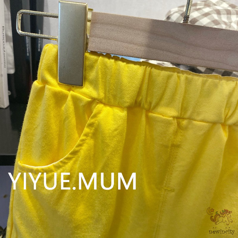 Bộ Áo Thun Cotton Sát Nách + Quần Short Cá Tính Cho Bé Trai Kiểu Hàn Quốc