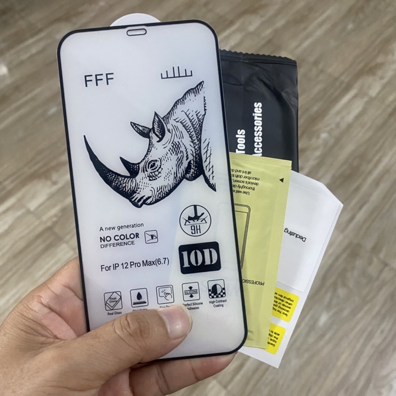 Kính Cường Lực iPhone 12 và 12 Promax hàng chất lượng tốt