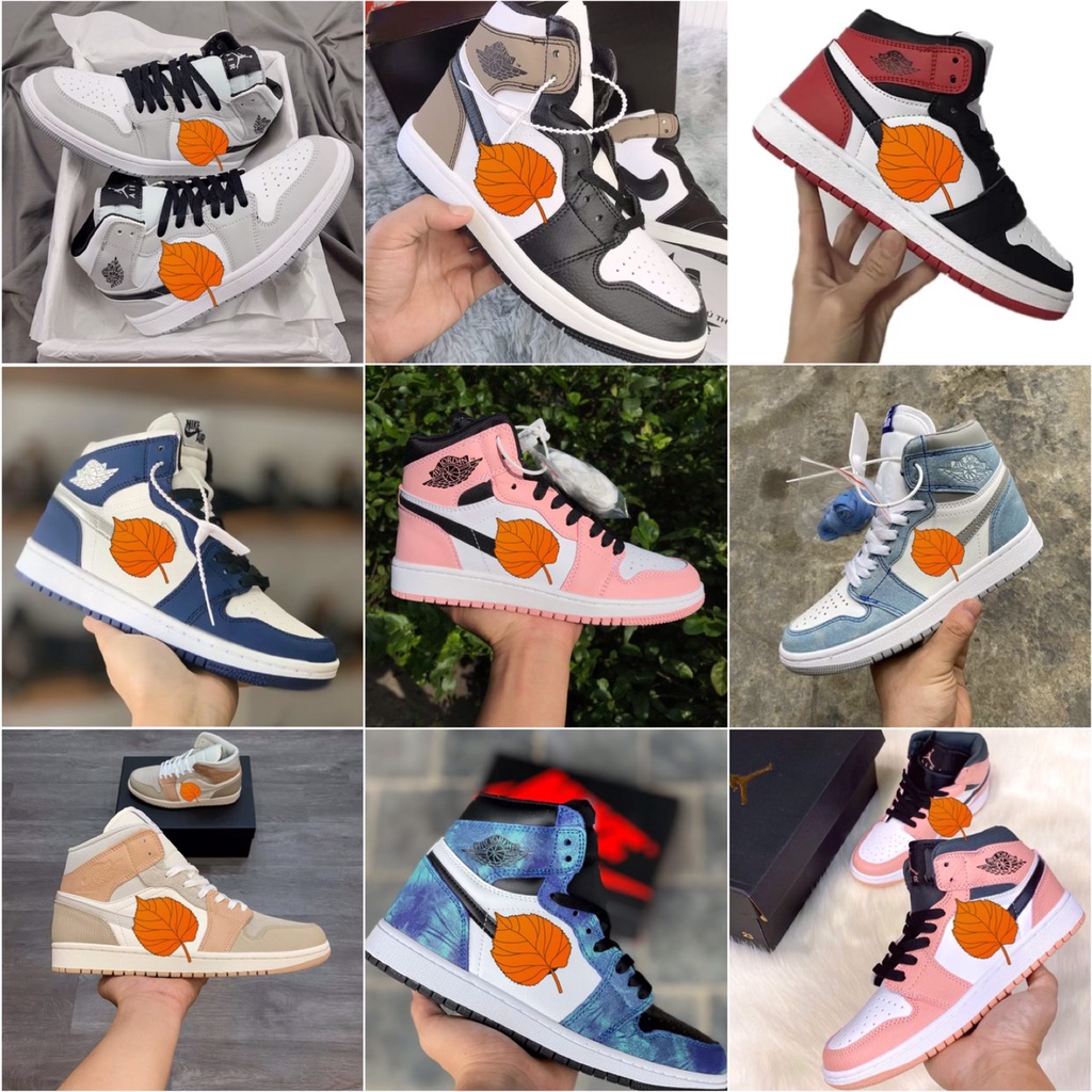 Giày sneaker 𝐉𝐨𝐫𝐝𝐚𝐧 1 High University Blue, giày thể thao 𝐉𝐨𝐫𝐝𝐚𝐧 xanh nhạt cổ cao nam nữ hàng cao cấp