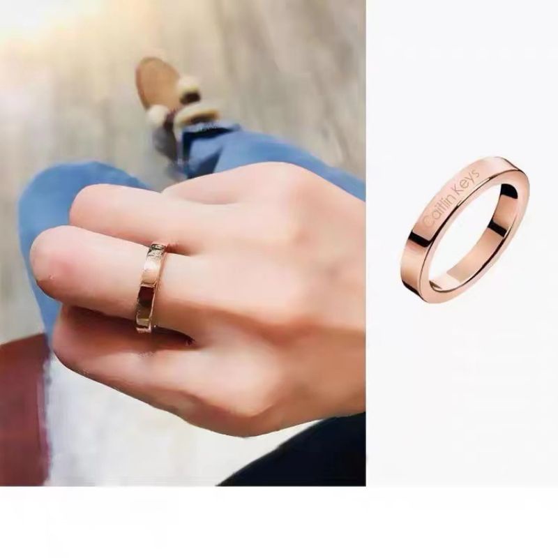 😍 Nhẫn CK nam nữ thời trang, thép không gỉ