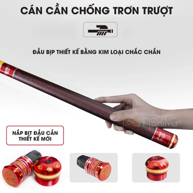 Cần Câu Đài GUIDE Kỳ Lân Lửa Săn Hàng 5H - Chính Hãng