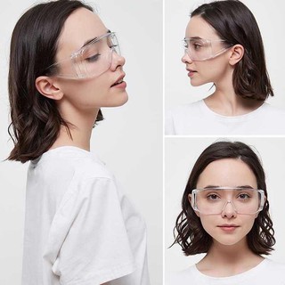 Kính bảo hộ đi đường chống bụi cao cấp trong suốt - Muasamhot1208