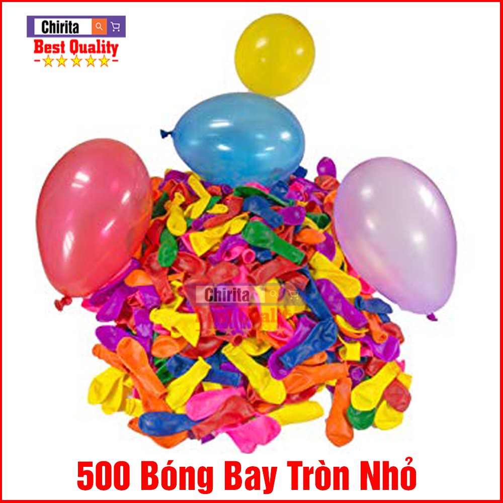 Combo Bong Bóng Nước Tặng Ống Bơm Loại Lớn - Bong Bóng Trang Trí - B500