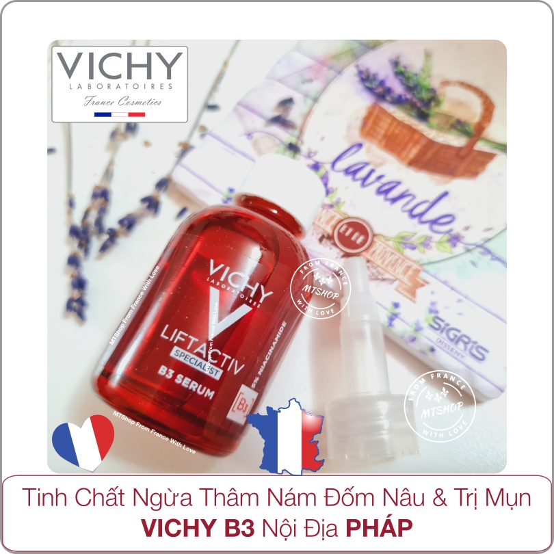 Tinh Chất VICHY B3 Nội Địa PHÁP Ngăn Ngừa Đốm Nâu, Mụn, Thâm Nám & Dưỡng Sáng Da