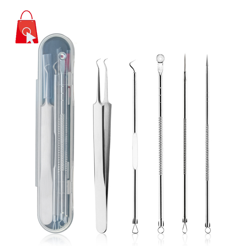 Bộ 5 Dụng Cụ Nặn Mụn Đầu Đen Hỗ Trợ Làm Đẹp Jp1