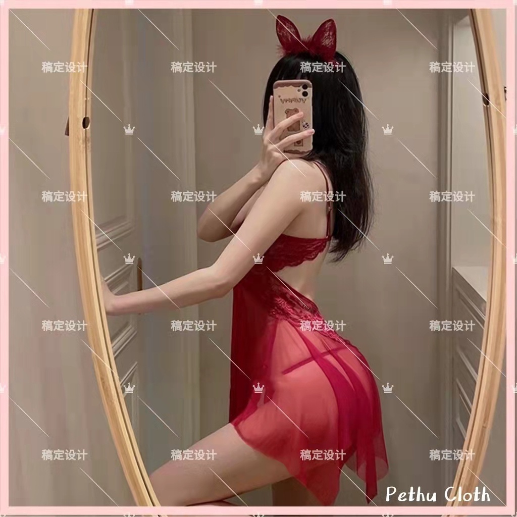（Q1,HCM)  có quần lótĐồ ngủ sexy nữ2 dây ren ngực chéo lưng với quyến rũ-40-65kg--010