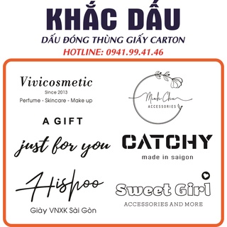 CON DẤU SHOP KÍCH THƯỚC LỚN ĐÓNG THÙNG CARTON CÁC LOẠI