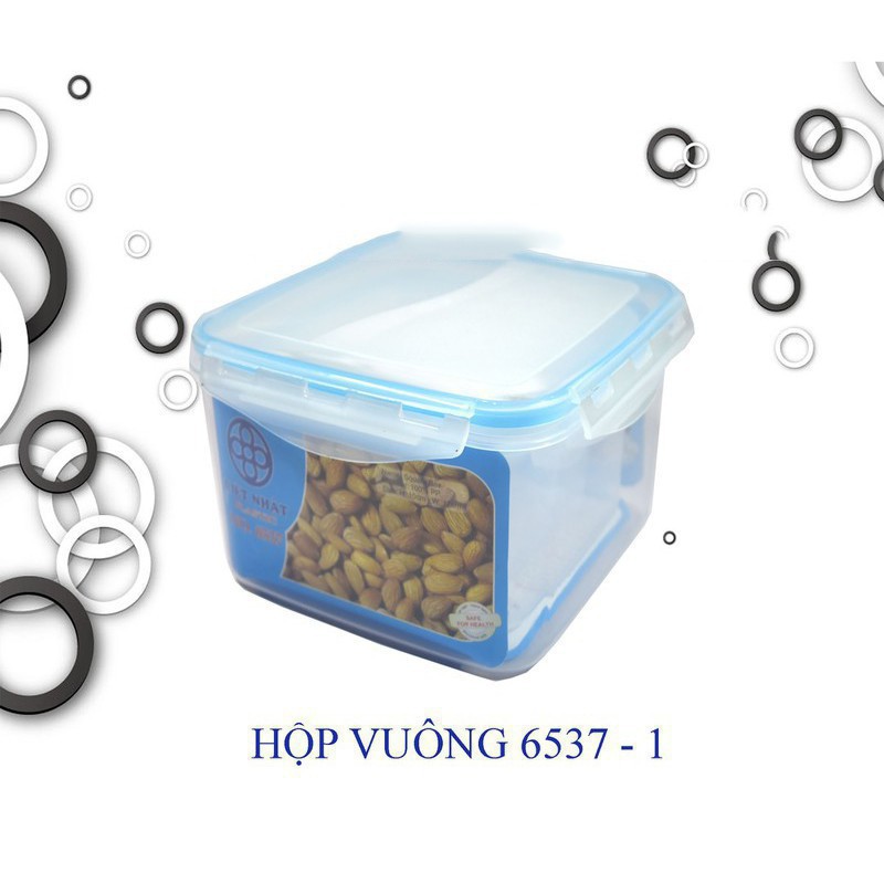Hộp vuông đựng thực phẩm Việt Nhật - đồ dùng nhà bếp tiện lợi