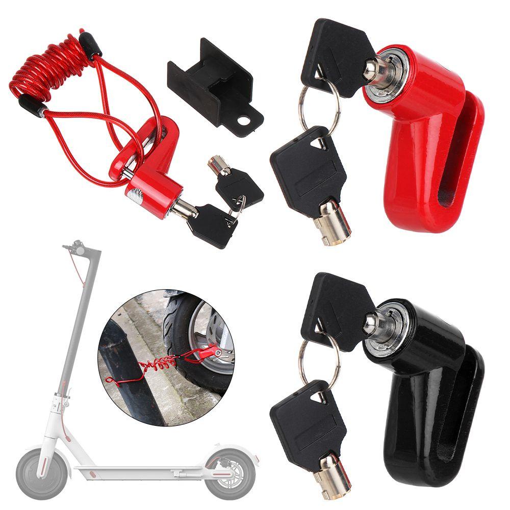 Bộ Dây Khóa Đĩa Phanh Chống Trộm Cho Xe Scooter