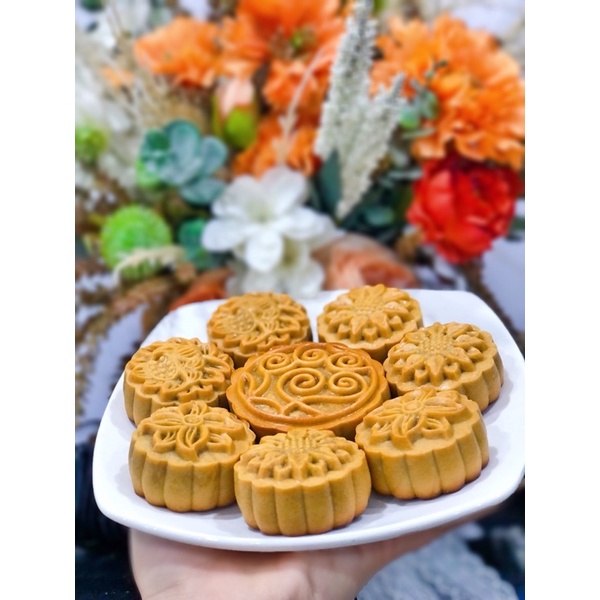 Bánh nướng trung thu handmade ít ngọt đủ vị chuẩn truyền thống 50gr/100gr
