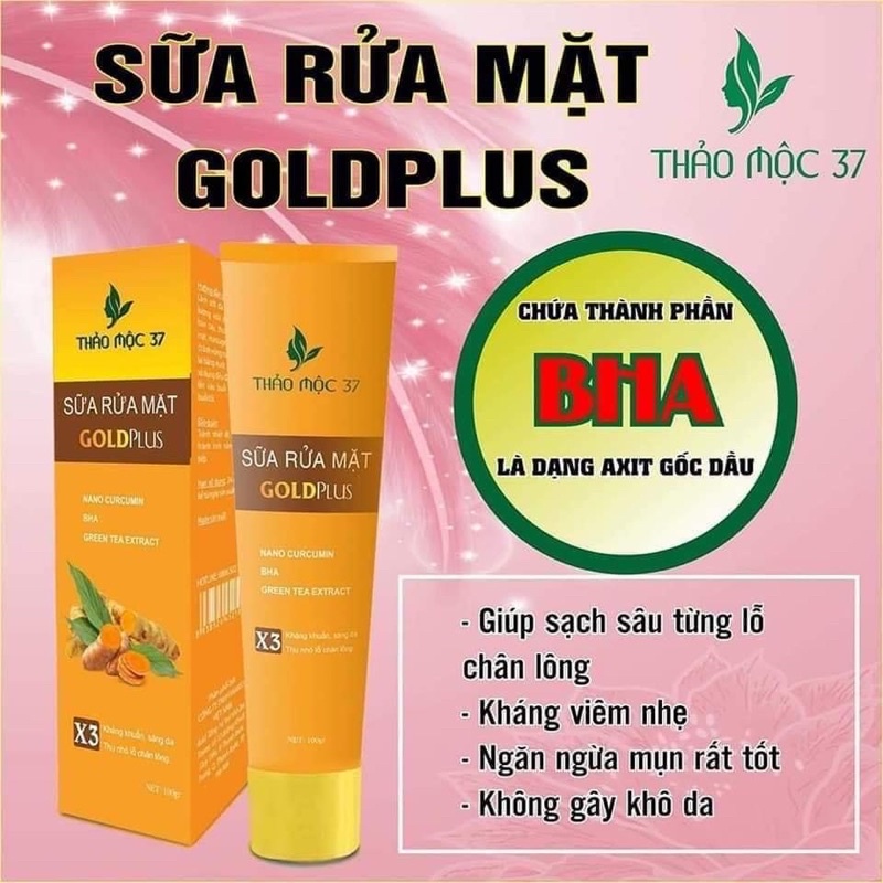 Sữa Rửa Mặt Gold Flus Thảo Mộc 37 | BigBuy360 - bigbuy360.vn