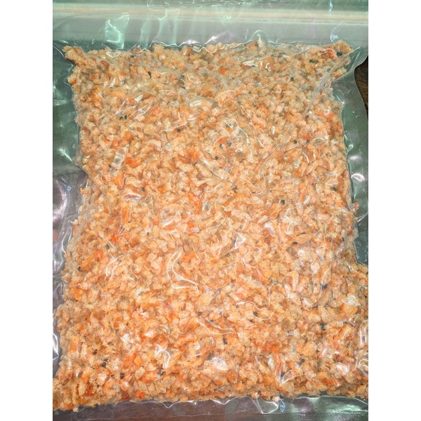 1kg thịt đầu tôm khô sạch vỏ cực ngon ngọt y hình