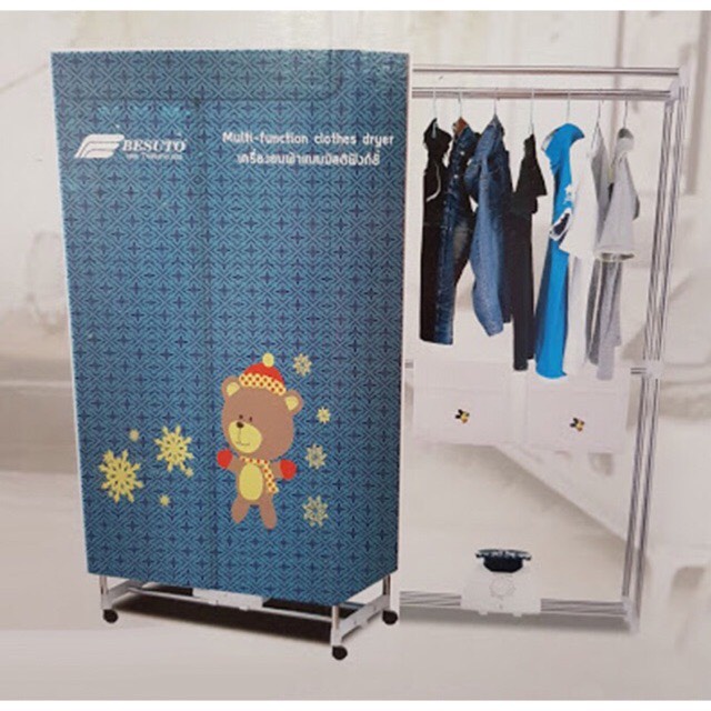 Máy Sấy Quần Áo Besuto BST-4026 1200W Thái Lan Cao Cấp 15 Kg Sấy Khô Quần Áo, Làm Tủ Treo Đồ , Làm Máy Sưởi