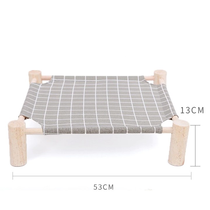 [Mã 253FMCGSALE giảm 8% tối đa 100K đơn 500K] Giường Nằm Cho Mèo - Võng Nằm Chân Gỗ Cho Mèo #Tintin Pet Store
