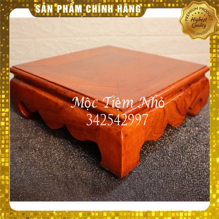 Nhất sơn vuông - Đôn chân quỳ - Đôn thờ gỗ hương cao cấp sang trọng