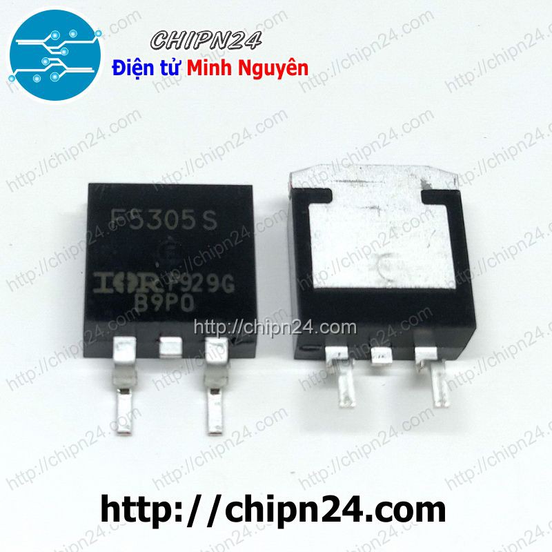 [1 CON] MOSFET Dán IRF5305S TO-263 31A 55V Kênh P (SMD Dán) (IRF5305SPBF IRF5305 F5305S 5305)