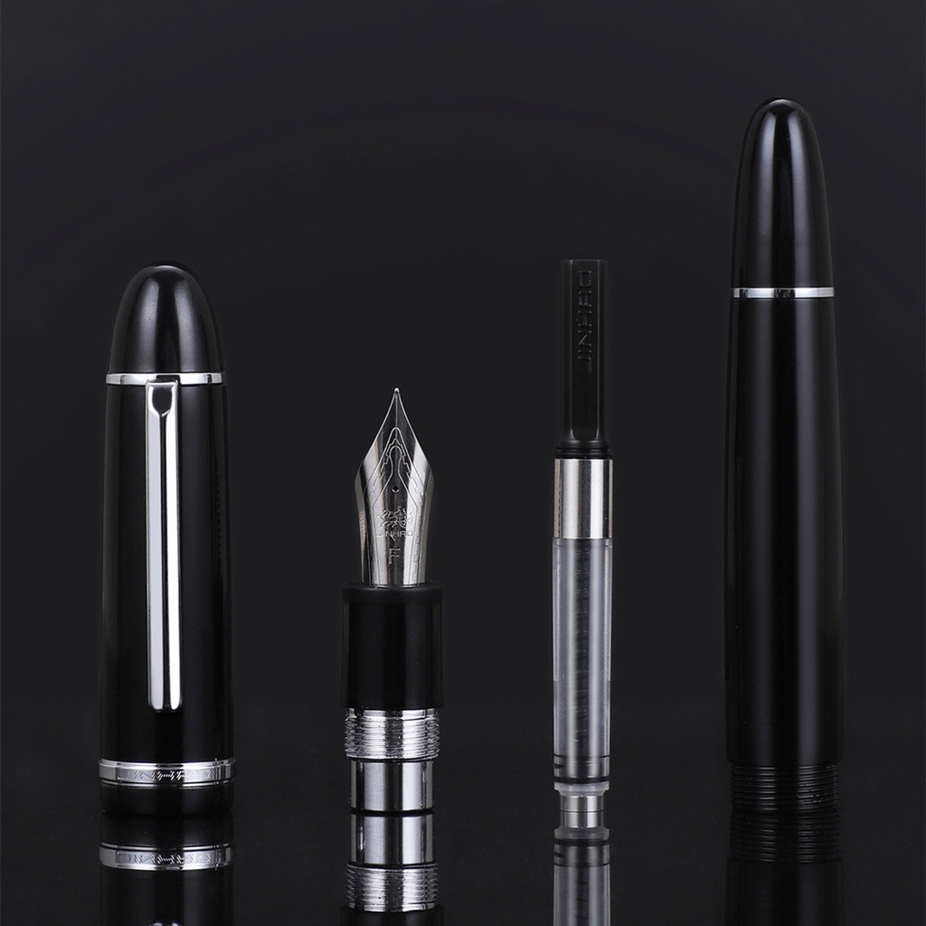 Bút Máy PenLab Jinhao X159 Màu Đen/Bạc Dùng Cho Văn Phòng C7107