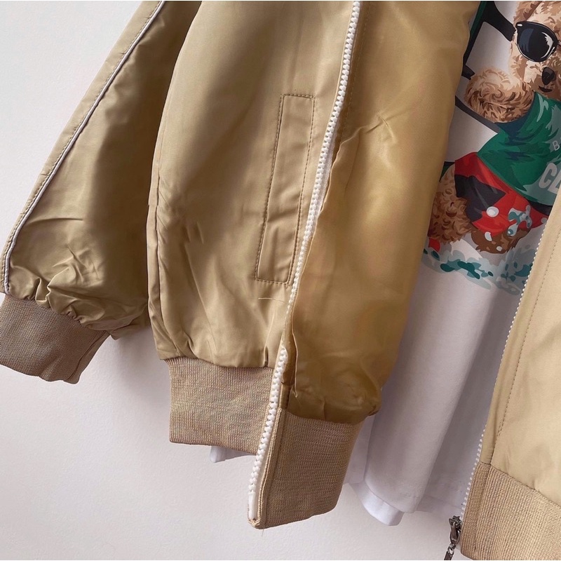 [sẵn] Áo Jacket Dù 2 Lớp ON SIGHT PQK ( nam nữ mặc )