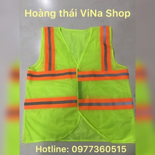 ÁO LƯỚI BẢO HỘ LAO ĐỘNG, Phản quang( Xanh,Cam)