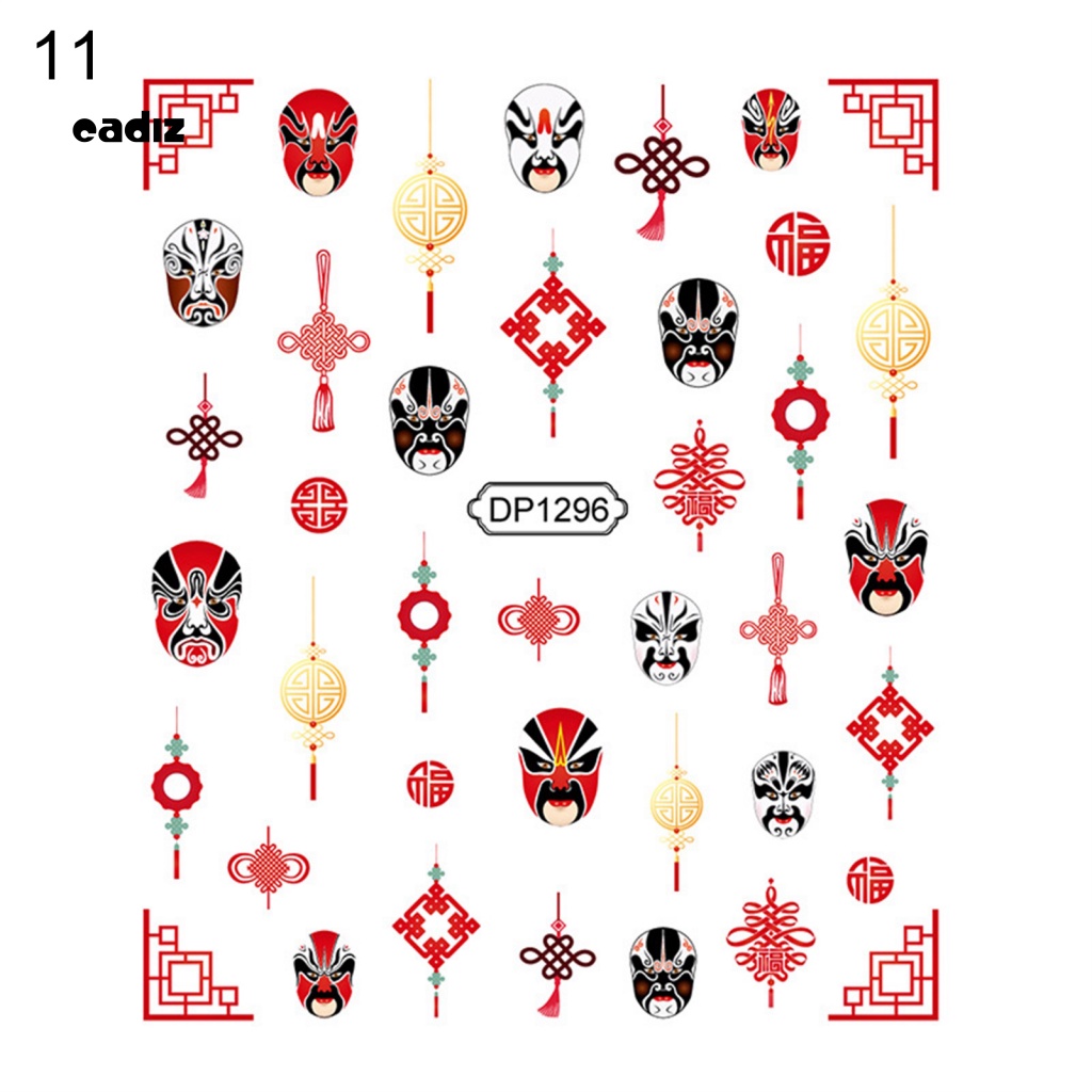 Nhãn Dán Trang Trí Móng Nghệ Thuật Màu Sắc Sống Động