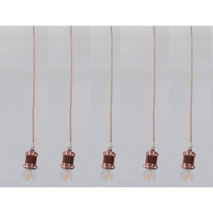 Bộ 5 dây đèn thả cổ điển bóng Led Edison G45 4W
