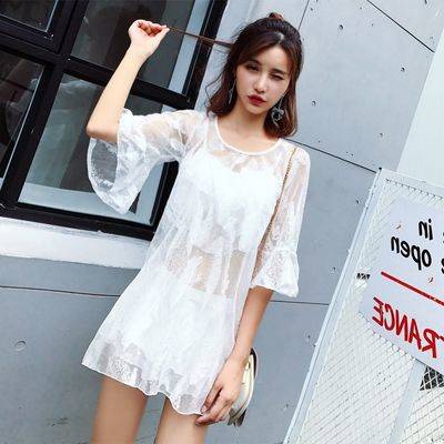 Áo tắm của phụ nữ mới siêu tiên tách bạch bikini ngực nhỏ tập hợp mùa xuân