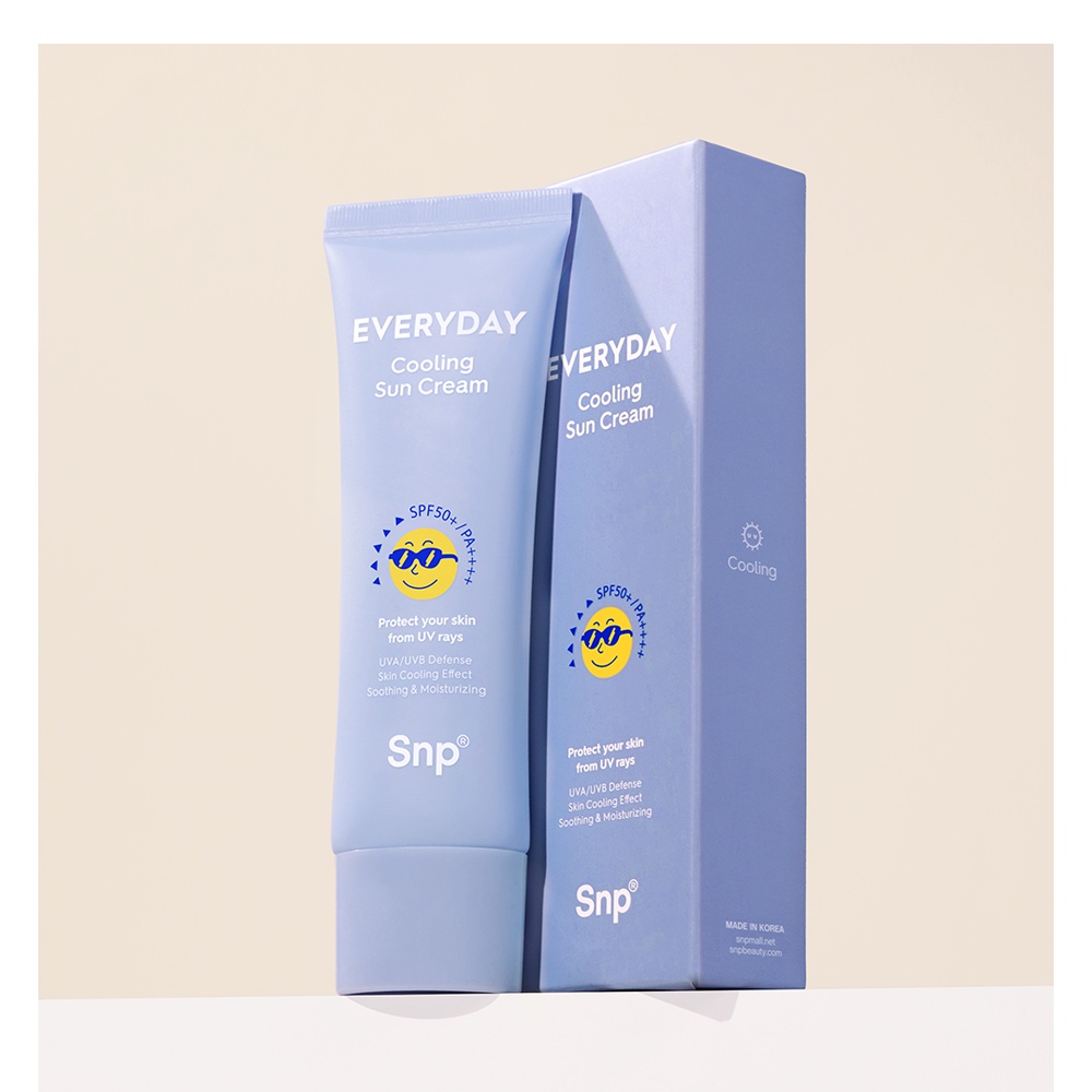 Kem chống nắng mát lạnh giải nhiệt SNP EVERYDAY COOLING SUN CREAM