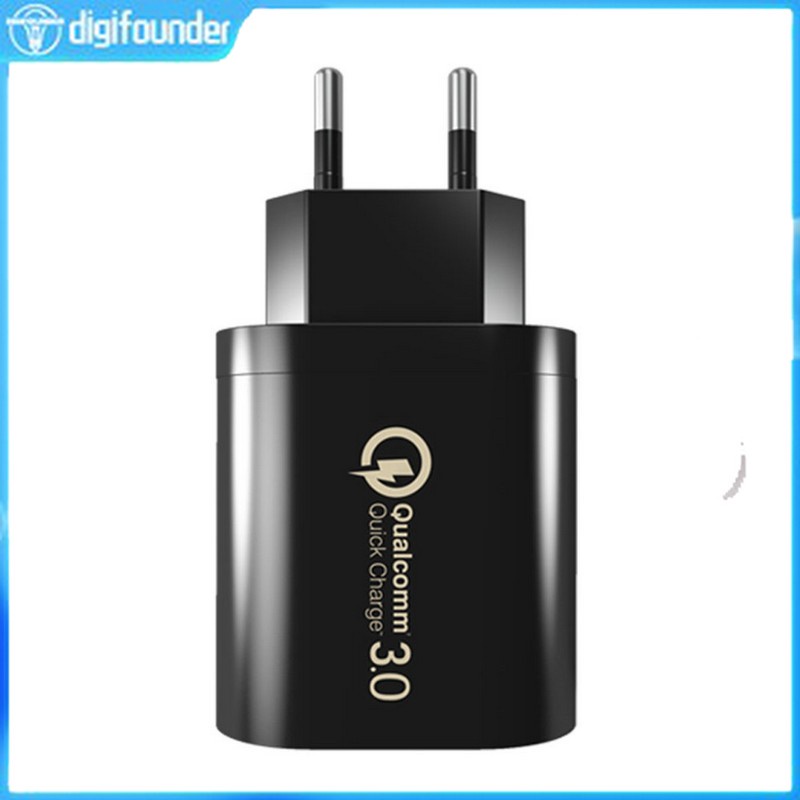 Cốc Sạc Nhanh 3 Cổng Usb 3.0 Cho Điện Thoại