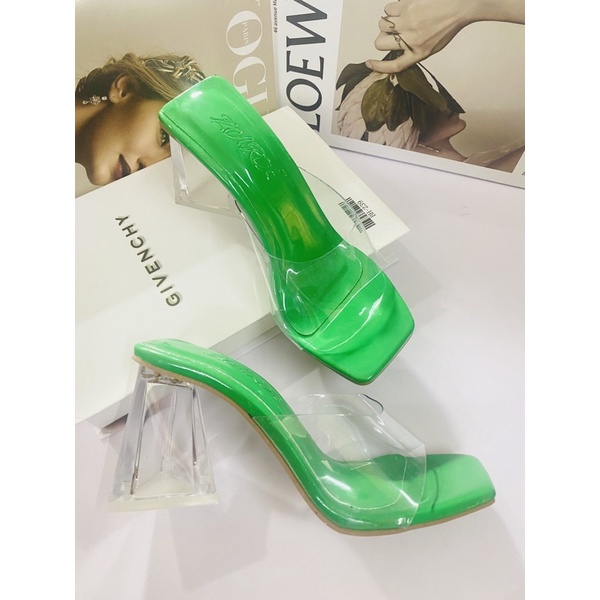 Giày guốc bản mika 9cm H2STORE siêu hót 2022