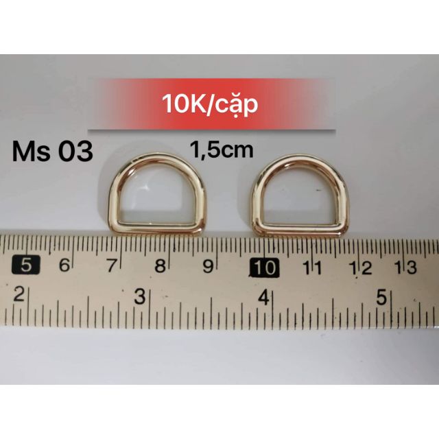 Khoen D lọt lòng 1,5cm- Ms KD03