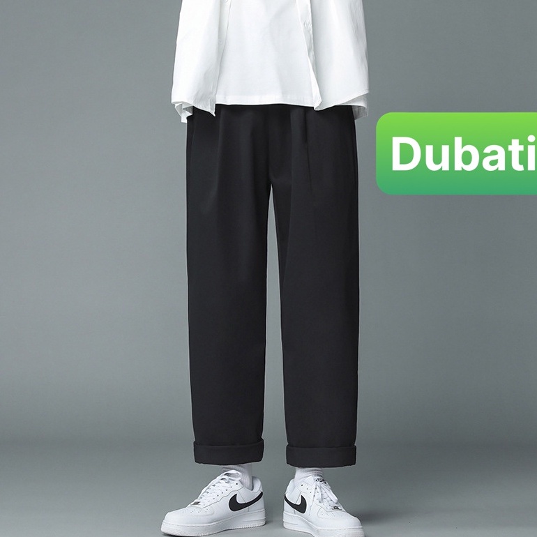 Quần baggy nam nữ Unisex ống rộng trơn - Kiểu quần Kaki Nam Nữ Ống Suông Basic Unisex Sang chảnh vip- Dubati Fashion