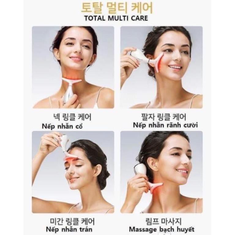 Máy điện di nâng cơ, chống nhăn đẩy sâu tinh chất TOTAL THERAPY 3 IN 1 MITECHAN