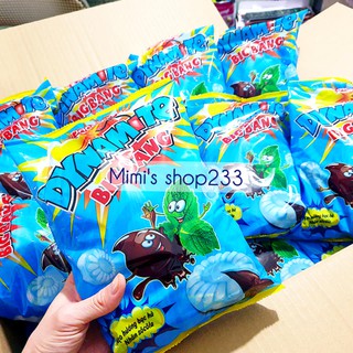 1 thùng kẹo 24 gói nhân hương dâu Dynamite Energy vả Bạc hà nhân Sôcôla (gói 330g)