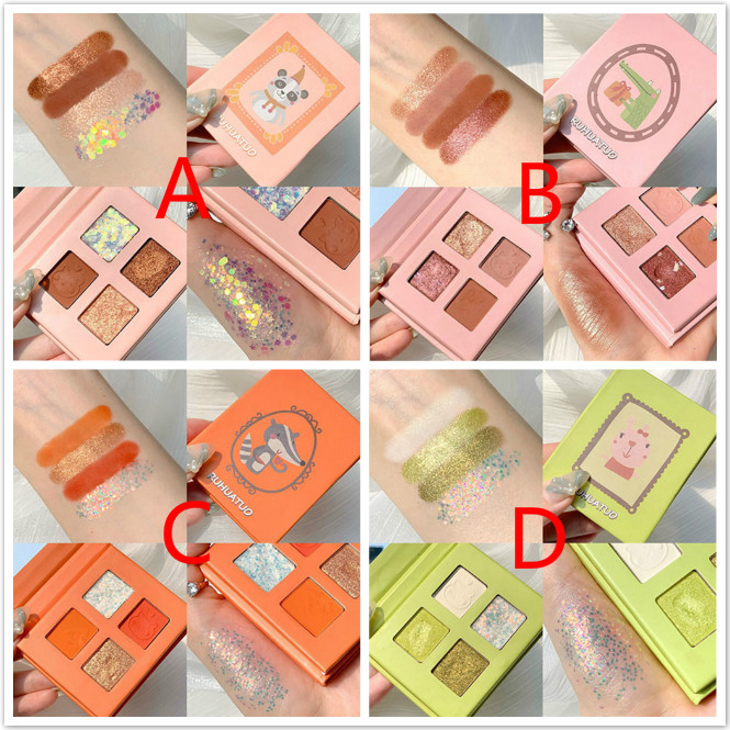 (Hàng Mới Về) Bảng Phấn Mắt Qipin 4 Màu Ánh Ngọc Trai Lấp Lánh Chống Thấm Nước | BigBuy360 - bigbuy360.vn