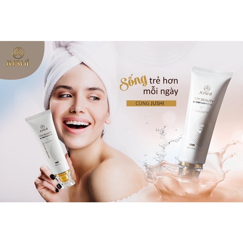 KEM CHỐNG NẮNG JUSHI TOP BEAUTY