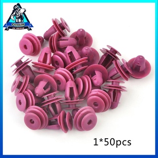 Bộ 50 Chốt Nhựa 8mm 67771-12050 Màu Đỏ Cho Cửa Xe Hơi Toyota