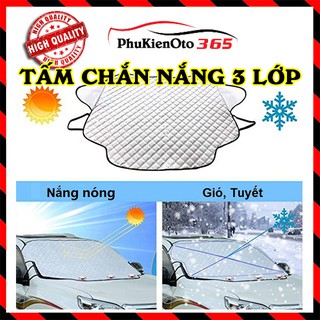 Tấm che nắng kính lái ô tô - Tấm che nắng xe ô tô 3 lớp Loại 1