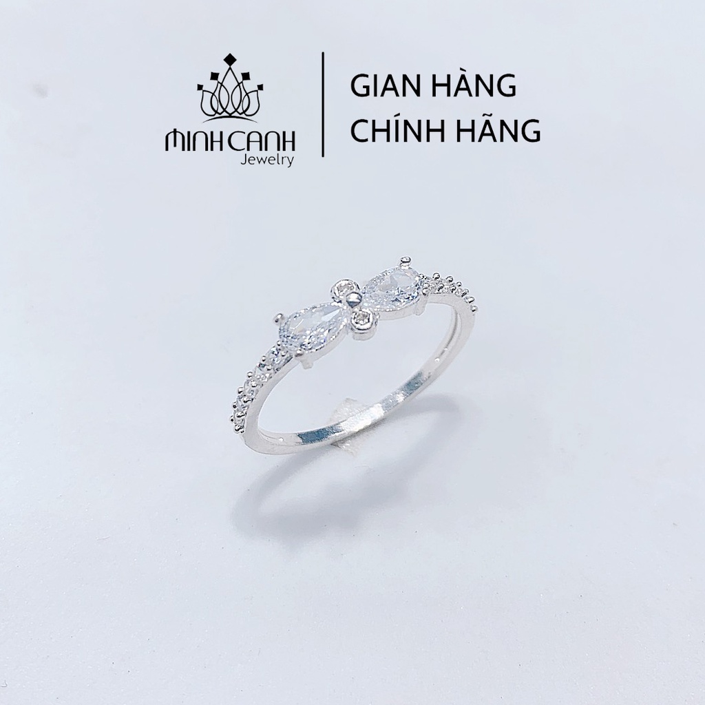 Nhẫn Bạc Nơ Đá - Minh Canh Jewelry
