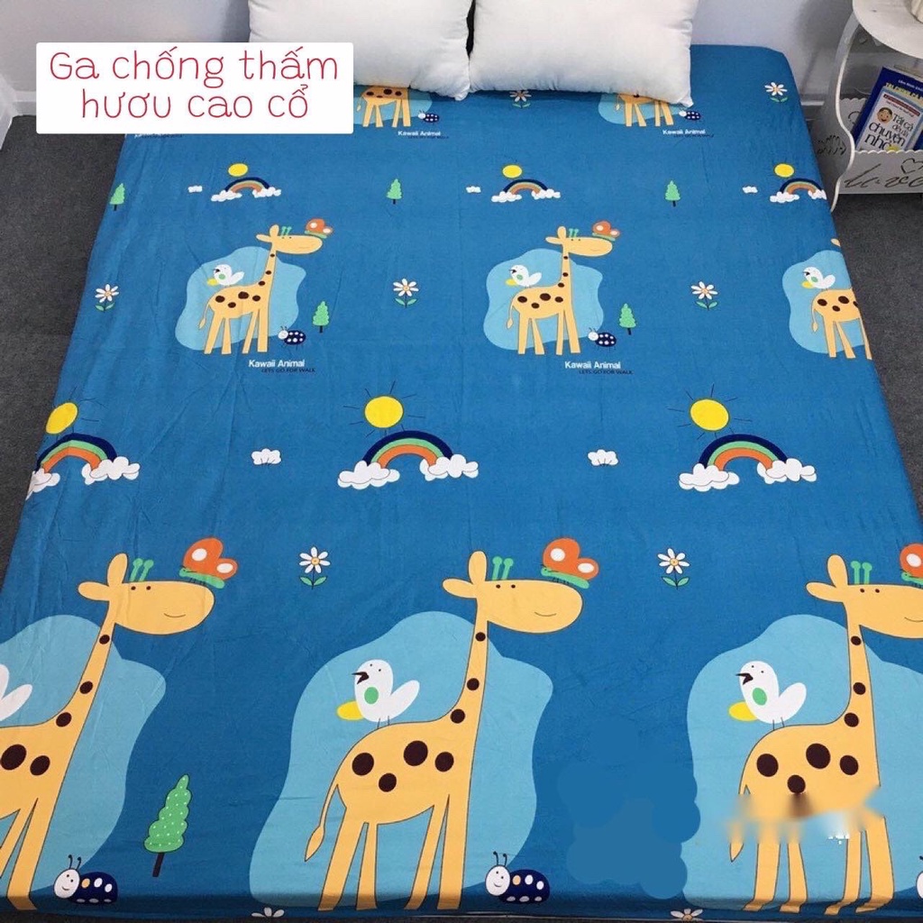 Ga Chống Thấm Bảo Vệ Dệm Ga Chống Thấm Cotton Cao Cấp Dùng Trục Tiếp Bảo Vệ Nệm Cho Trẻ Nhỏ Và Người Lớn Tuổi