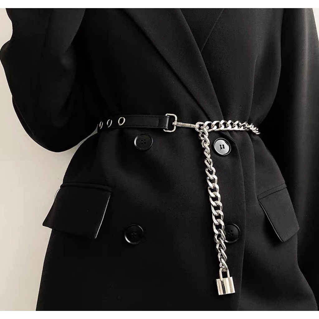 Đai váy nữ da sang chảnh Dây đai nịt váy áo khoác kiểu Hàn Quốc tiểu thư nịt áo khoác blazer vest dạ