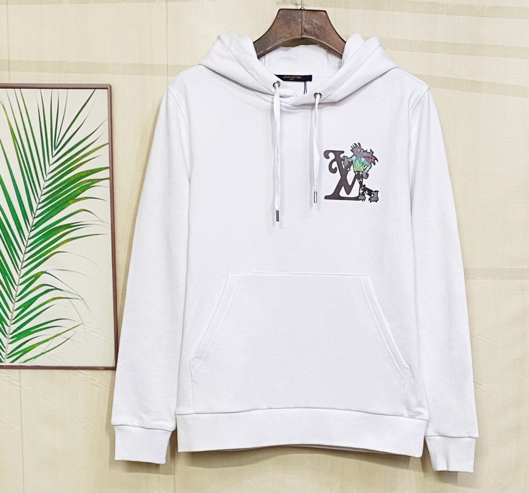 Áo sweater cotton tay dài L0uis Vu11tt 2021 có logo quái vật nhỏ xinh | BigBuy360 - bigbuy360.vn
