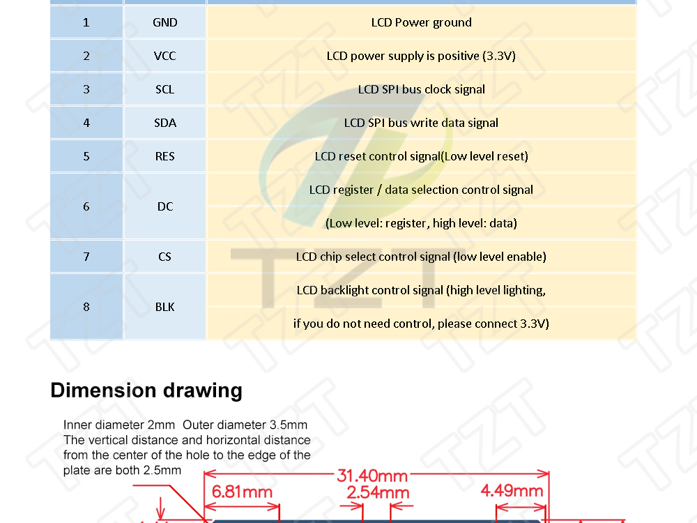 Mô Đun Màn Hình Lcd Ips Oled 1.14 Inch 135x240 Rgb Tft Cho Arduino St7789 Lcd | BigBuy360 - bigbuy360.vn