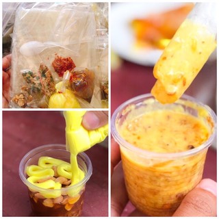 bánh tráng xốt bơ me