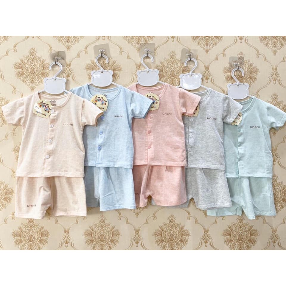 Set 5 bộ cotton Unchi cho bé