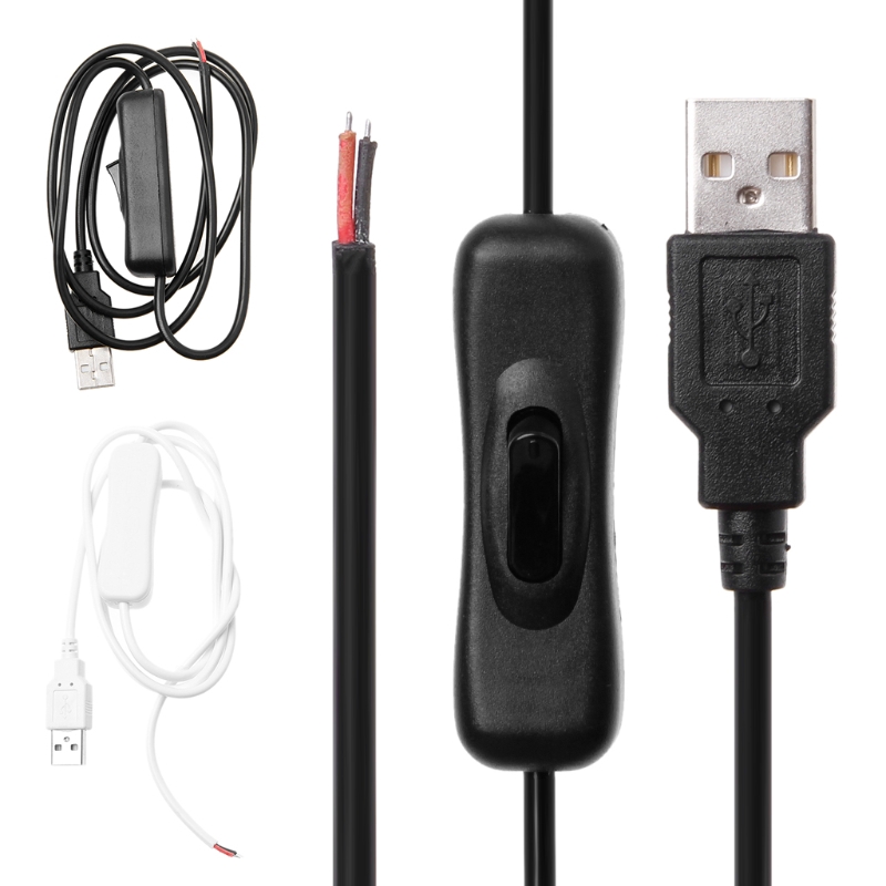 Dây Cáp Sạc Usb 2.0 5V 2 chân 2 dây có Công Tắc