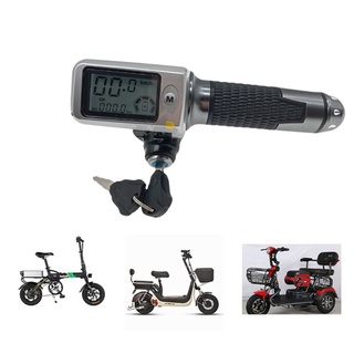 Đồng hồ đo tốc độ/ màn hình LCD36v48v60v/ khóa/ pin báo hiệu dành cho xe đạp điện