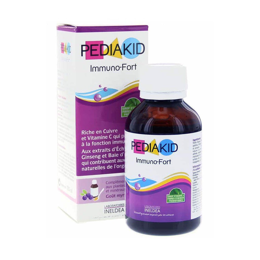 SIRO TĂNG SỨC ĐỀ KHÁNG CHO TRẺ EM PEDIAKID IMMUNO FORTIFIANT (CHAI 125ML)