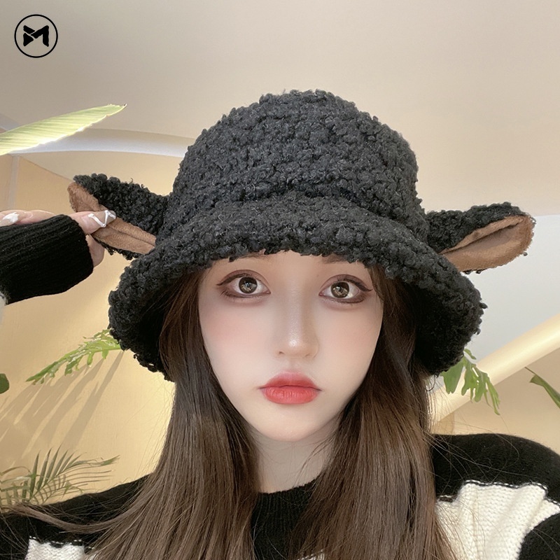 Nón Tai Bèo Lông Cừu Ấm Áp Thời Trang 2022 Cho Nữ